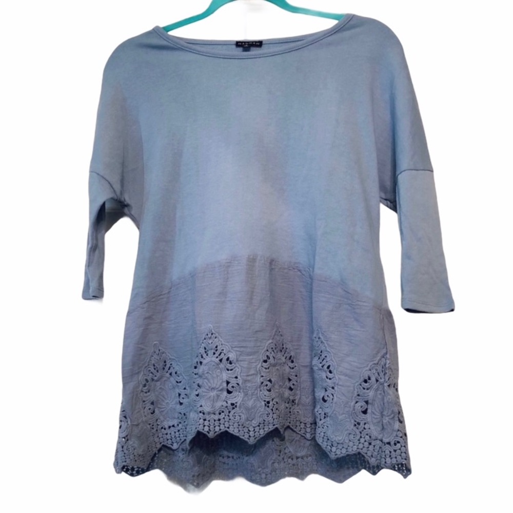 HANNAH • Light Blue Top